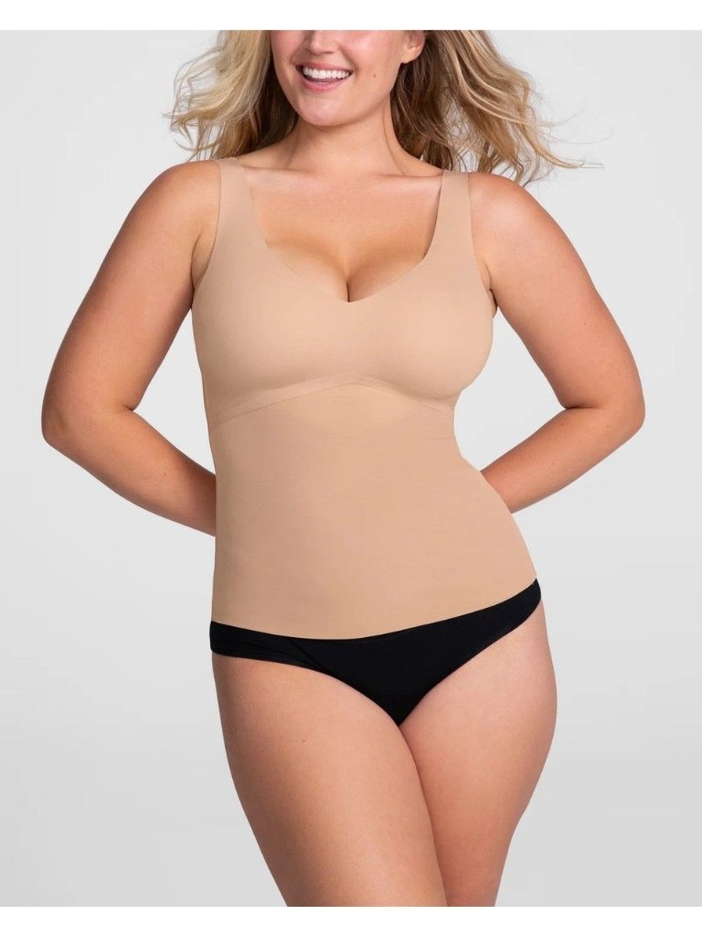 Honeylove Liftwear Tank 2x Sand Nwot
